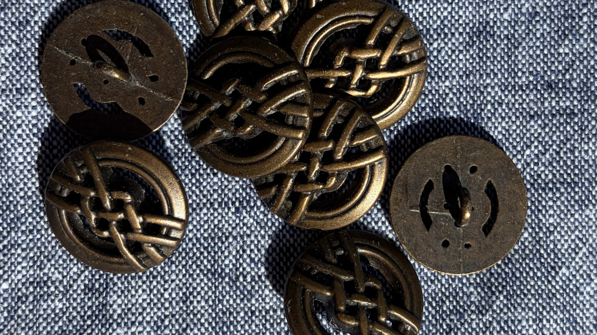 Bronze Shank Button