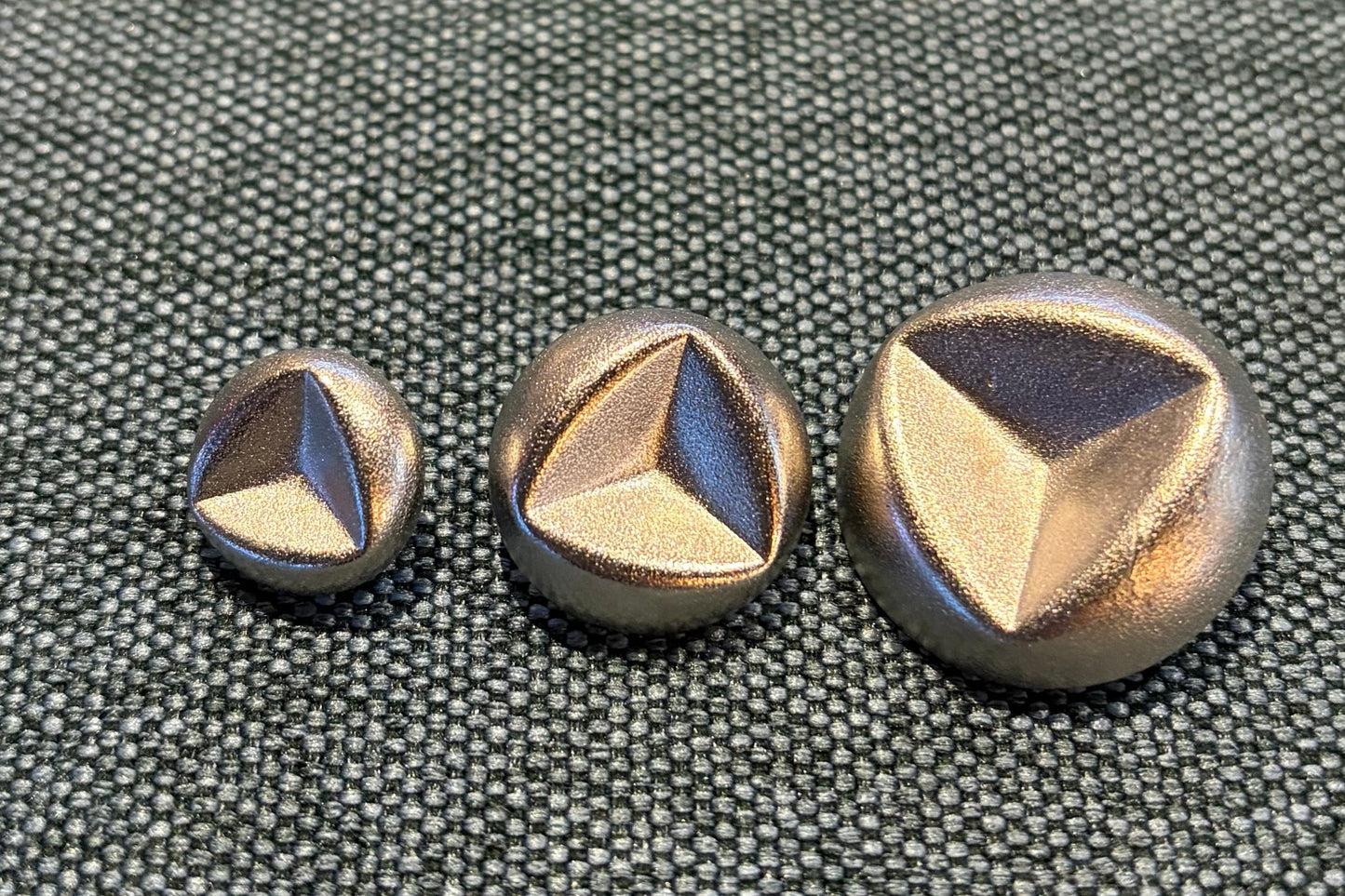 Metal Shank Button in Three Sizes