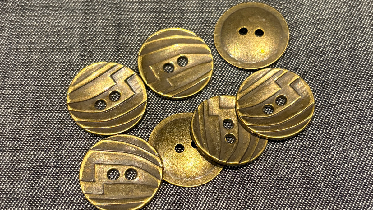 Bronze Disc Button