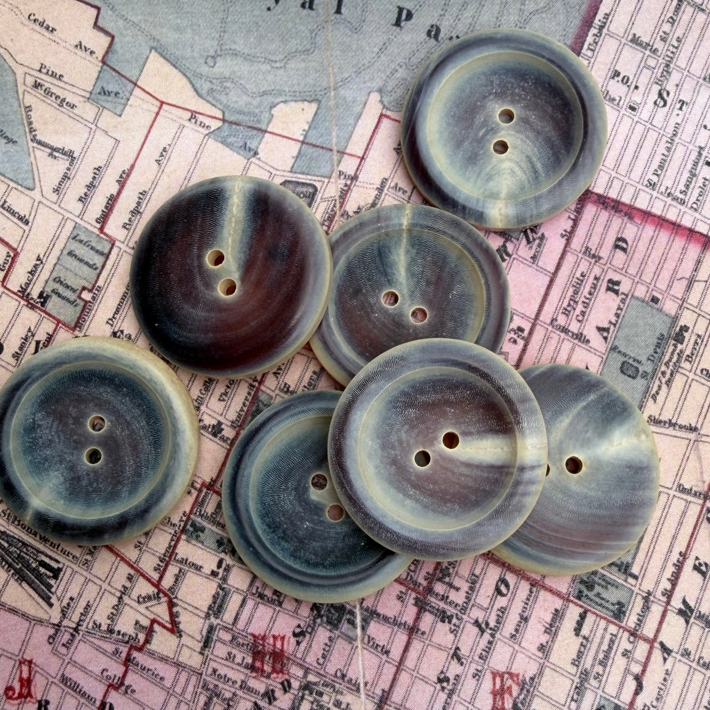 Buffalo Horn Coat Button