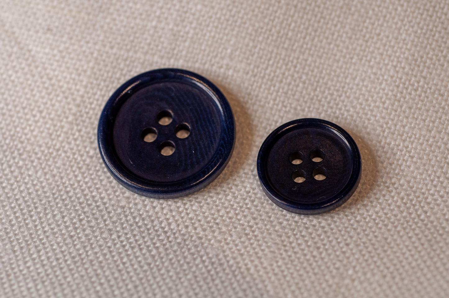 Traditional Corozo Button With Satin Finish (Two Sizes)