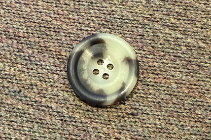 Matte-Finished Trenchcoat Button in Three Sizes