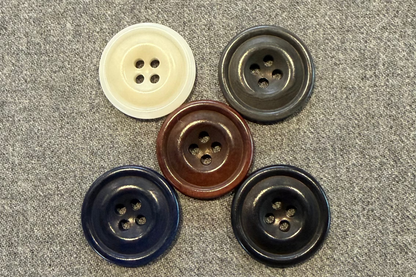 Traditional Four-Hole Button From Corozo (Two Sizes)