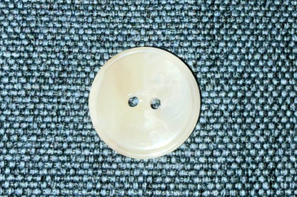 Cream Button with Marbling