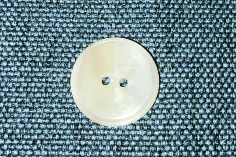 Cream Button with Marbling